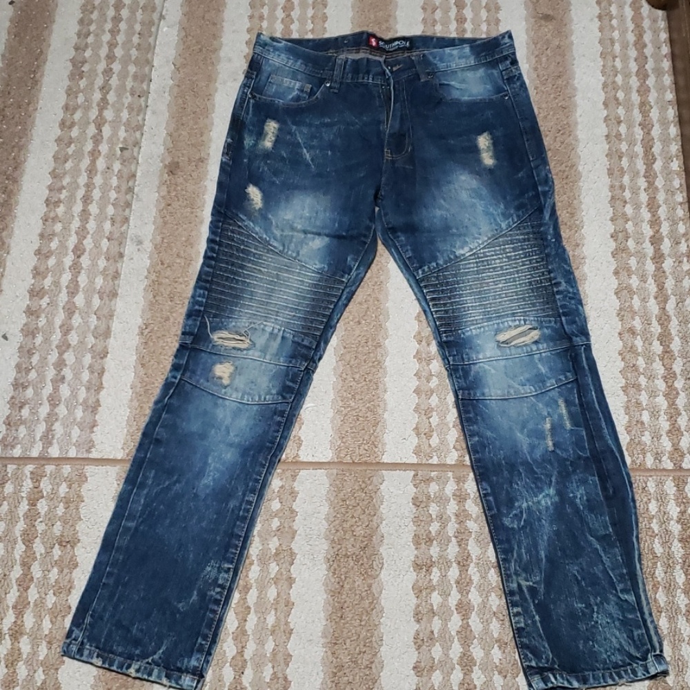 Gently Used Distressed Look South Pole Jeans